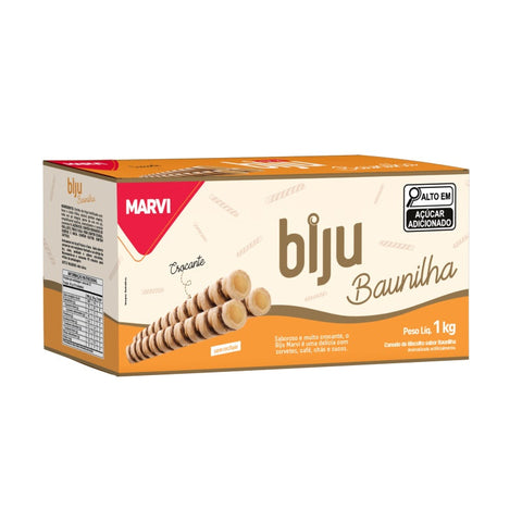 Biju Vanilla Wafer Straws 1kg Marvi