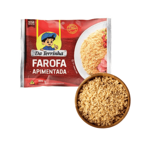 Ready-to-use spicy farofa from our homeland, 400g