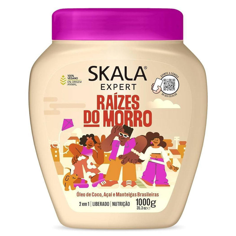 Creme com Oleo de Coco, Acai e Manteigas Brasileiras Raizes do Morro Skala 1kg