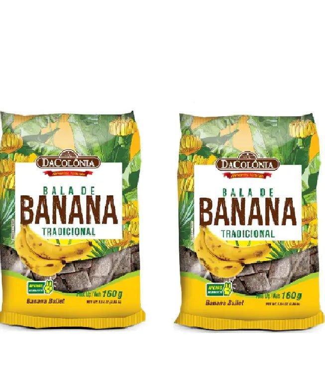 Bala De Banana 2x160g 326G - Meu Brasil On Line