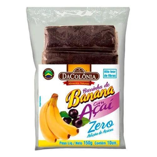 Banana com Acai Zero Acucar DaColonia 150g - MEUBRASILONLINE