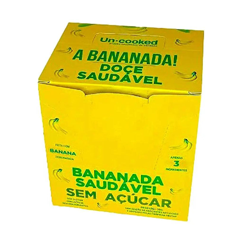 Bananada Sem Açúcar Uncooked (Cx 28un de 20g) - Meu Brasil On Line