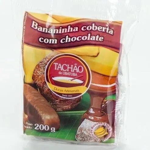 BANANINHA COBERTA COM CHOCOLATE - 200G - TACHÃO DE UBATUBA - Meu Brasil On Line