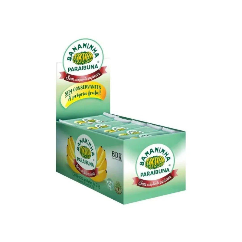 Bananinha Paraibuna Sem Açúcar 20 X 23g 515G - Meu Brasil On Line