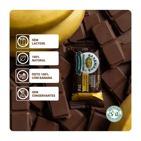 Bananinha Paraibuna com Chocolate 460g