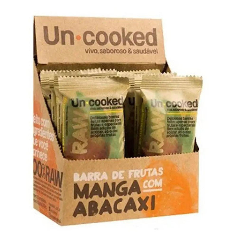 Barra de Manga com Abacaxi Uncooked (Cx 12un de 30g) - Meu Brasil On Line