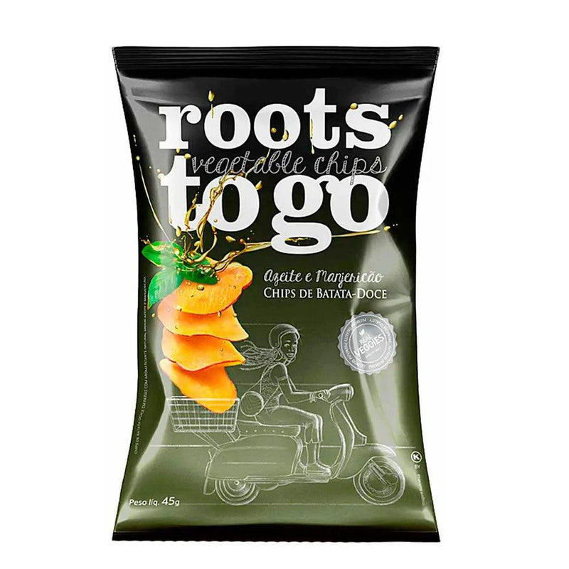 Batata Doce Rosada Azeite De Oliva e Manjericão Roots To Go 45g - Meu Brasil On Line