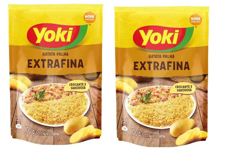 Batata Palha Yoki Extra Fina 2 x 100g 200G - MEUBRASILONLINE