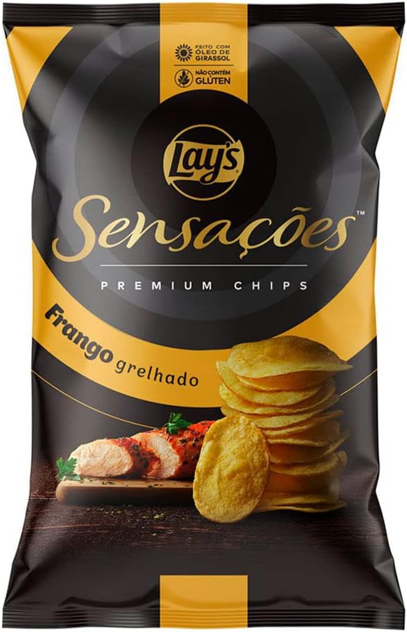 Elma Chips Batata Sensação Sabor Frango Grelhado Lays 70g