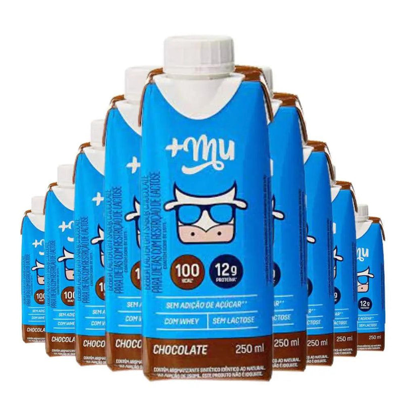 Bebida Láctea UHT Chocolate Pronto +Mu (Cx c/24 uni de 250ml) - MEUBRASILONLINE