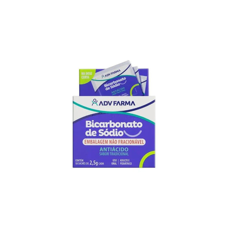 Bicarbonato De Sódio Adv Farma 10 X 2.5g 50G Pharmacy Meu Brasil On Line