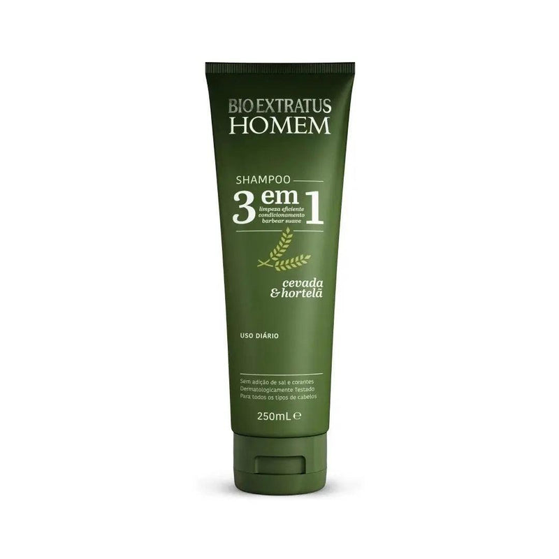 BIO EXTRATUS SH 3X1 HOMEM 250ML - Meu Brasil On Line