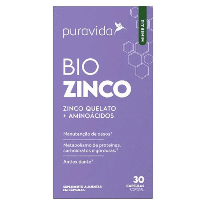 Bio Zinco Puravida 30 Caps - Meu Brasil On Line