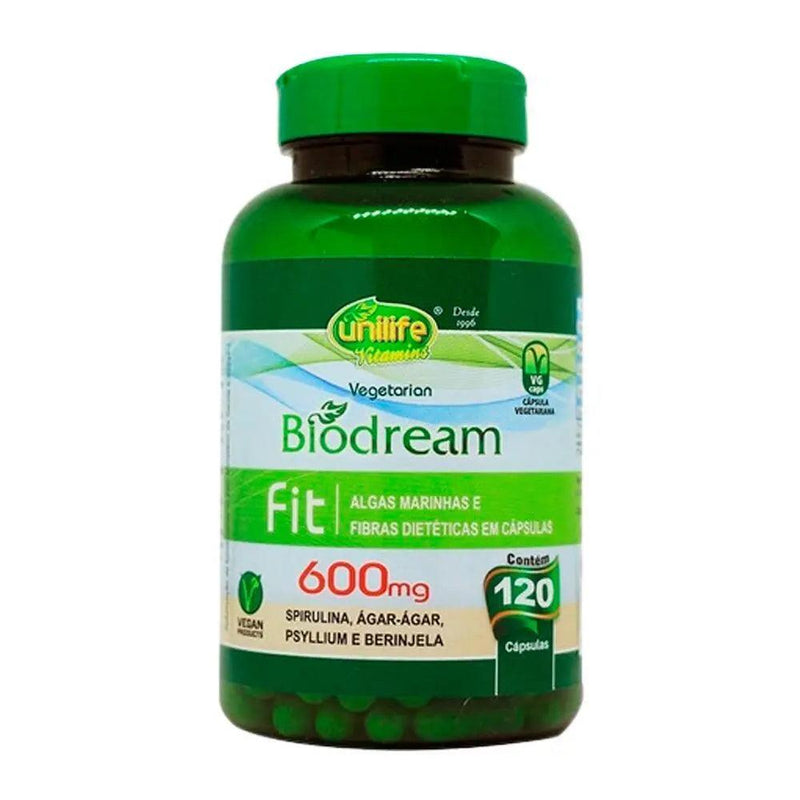 Biodream Spirulina Berinjela Psyllium Ágar Ágar Unilife 120 Caps - Meu Brasil On Line