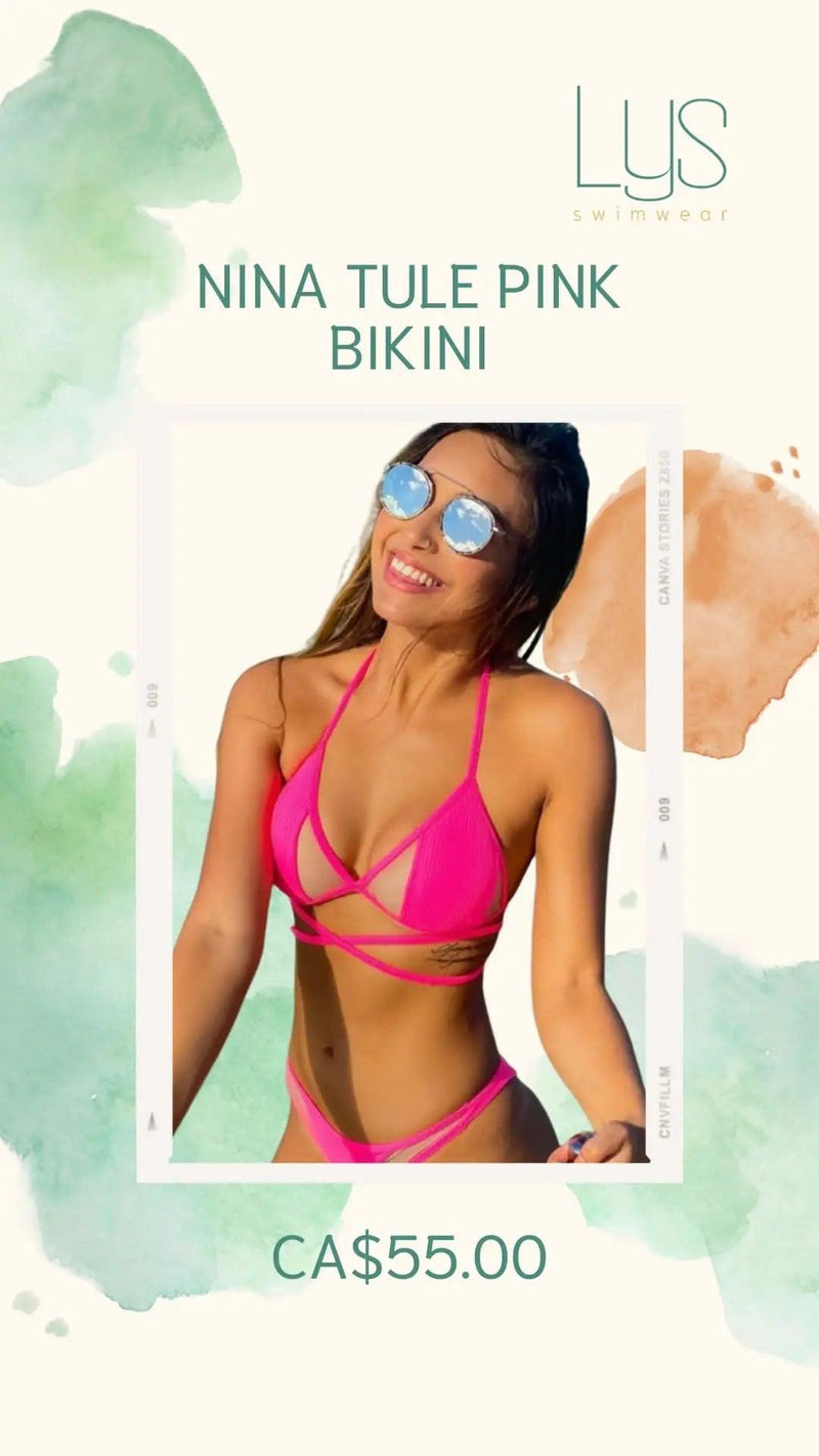 Biquínis Brasileiro com Tule (LYS SWIMWEAR) - MEUBRASILONLINE