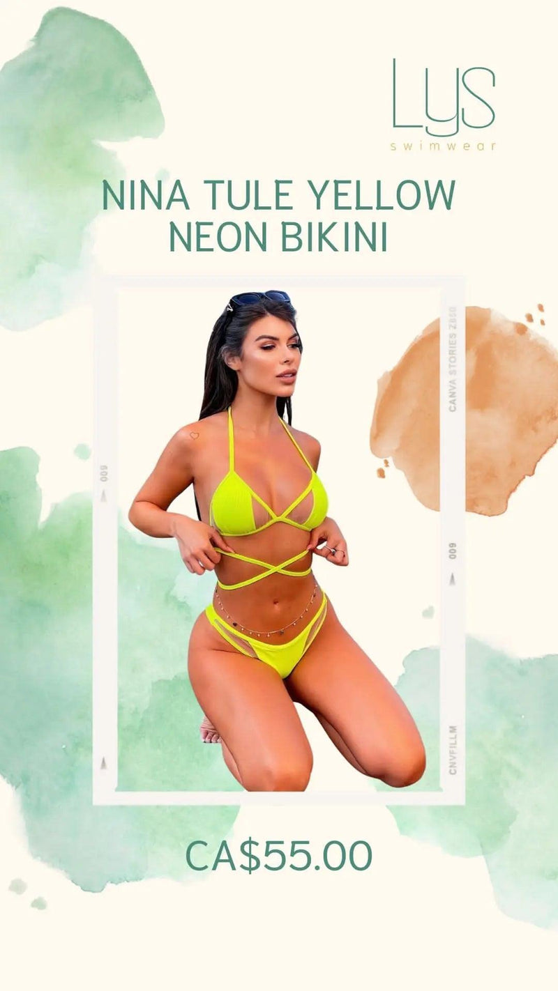 Biquínis Brasileiro com Tule (LYS SWIMWEAR) - MEUBRASILONLINE