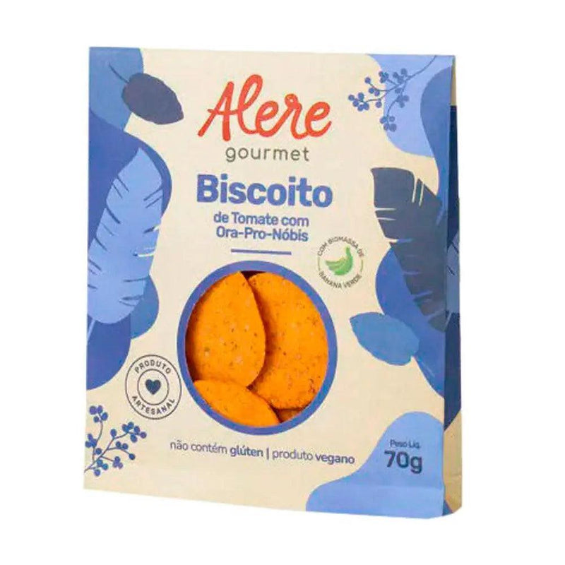 Biscoito de Tomate e Ora - Pro Nóbis Alere 70g - Meu Brasil On Line