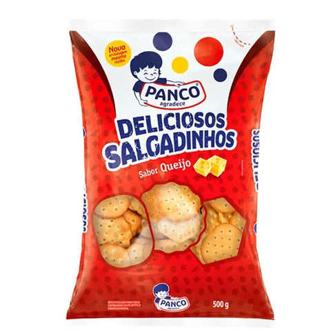Biscoito Deliciosos Salgadinhos Queijo Panco 500g - MEUBRASILONLINE
