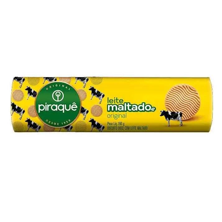 Biscoito Leite Maltado Piraque 132g - Meu Brasil On Line