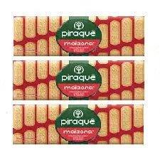 Biscoito Maizena Piraquê 3 x 175 G - MEUBRASILONLINE