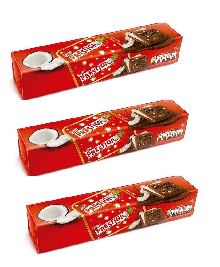 Biscoito Recheado Prestigio NESTLÉ® 3 X 140g - MEUBRASILONLINE