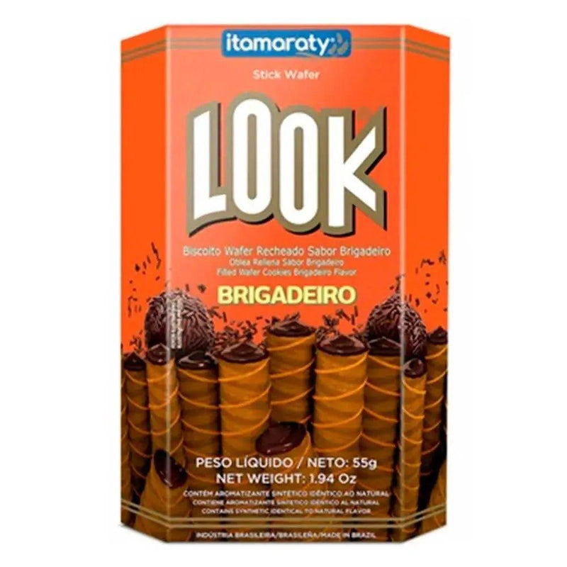 Biscoito Wafer Look Brigadeiro 55g - Itamaraty - MEUBRASILONLINE