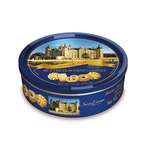 Santa Edwiges Biscoito Amanteigado Danish Style Butter Cookies - 340g - MEUBRASILONLINE