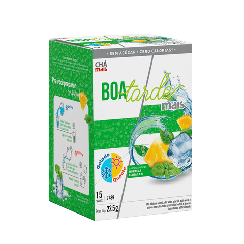 Good Afternoon Mixed Tea, More Mint and Pineapple Flavor, 15 Sachets - Chá Mais