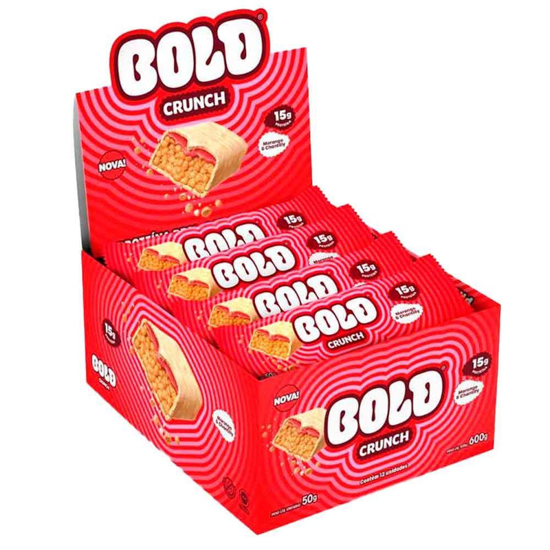 Bold crunch morango e chantilly 600G - Meu Brasil On Line