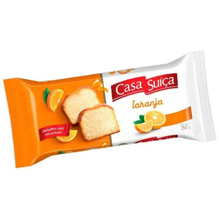 Bolo de Laranja Tradicional Casa Suica 250g - Meu Brasil On Line