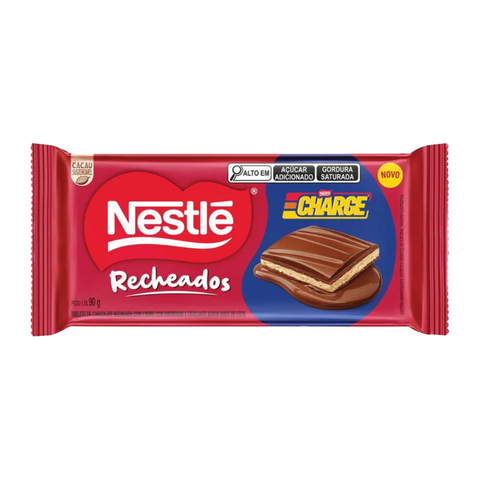 Chocolate Charge Nestlé Recheado 3x90g