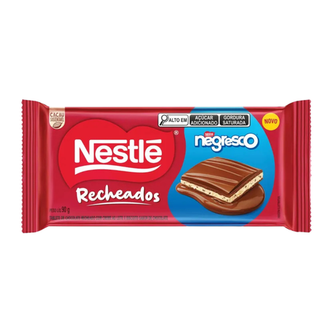 Chocolate Negresco Nestlé Recheados 3x90g