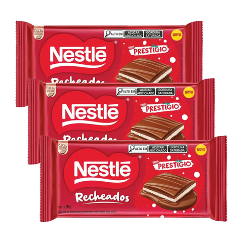 Chocolate Prestígio Nestlé Recheado 3x90g