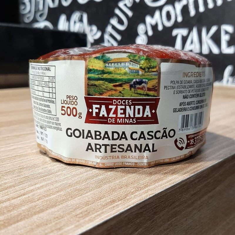 Goiabada Cascão Artesanal Fazenda de Minas 500g