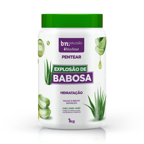 Creme de Pentear Beleza Natural Explosão de Babosa 1Kg bn.Explosão