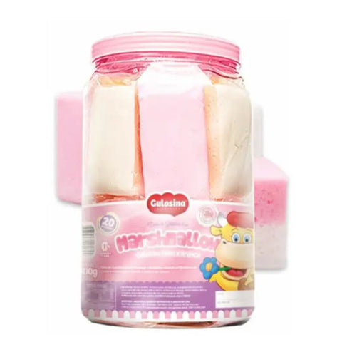 Gulosina Marshmallow Candy (Mocotó Type) Jar w/ 20 units 800g