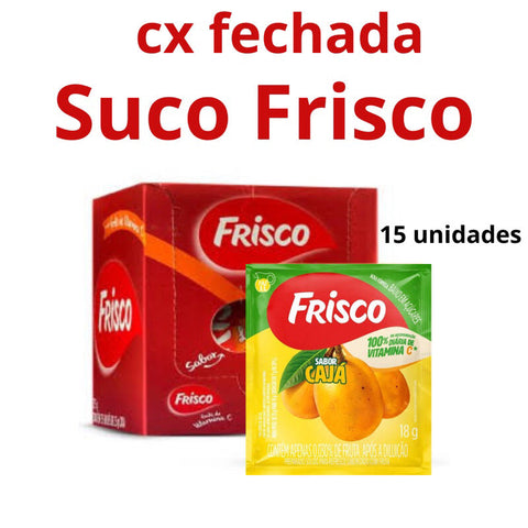 Frisco Cajá Powdered Drink Mix 25g - Pack of 15