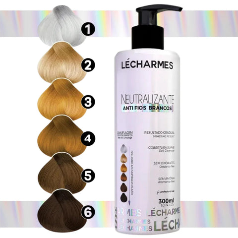 Lé Charme's Anti-Gray Hair Neutralizing Mask 300ml Medium Shades
