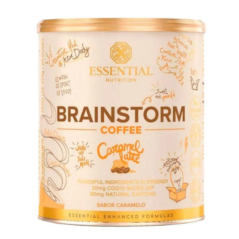 Brainstorm Coffee Caramel Latte Essential Nutrition 274g - Meu Brasil On Line