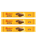 Biscoito Bauducco Recheadinho Brigadeiro 3x104g - MEUBRASILONLINE