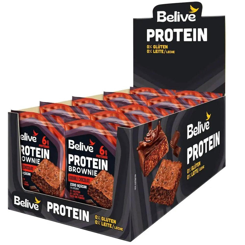 Brownie Protein Zero Belive (10un de 45g) - Meu Brasil On Line