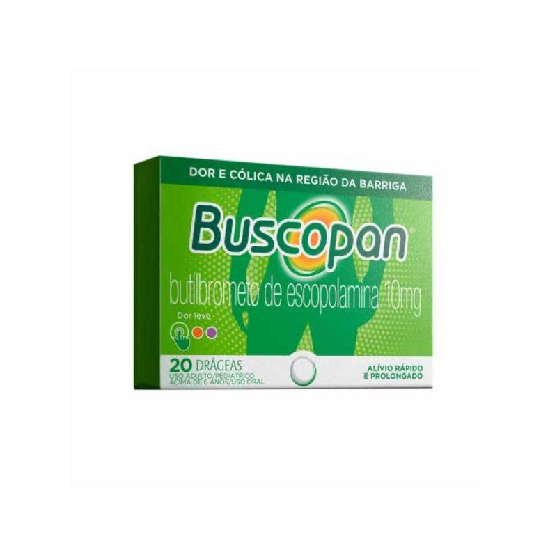 Buscopan® 10Mg Com 20 Drágeas - Meu Brasil On Line