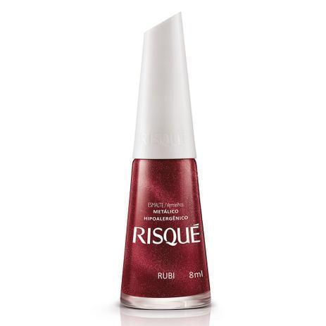 Esmalte Metalico Rubi Risque 8ml - MEUBRASILONLINE