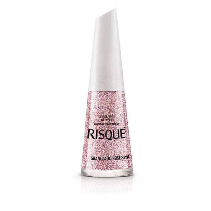 Esmalte Granulado Rose Risque 8ml - MEUBRASILONLINE