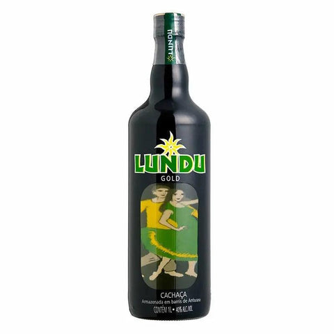 Cachaça Lundu Gold 1l - MEUBRASILONLINE