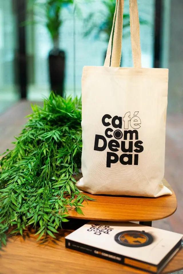 Café com Deus Pai (capa dura) + Ecobag + Presente: copo - Meu Brasil On Line