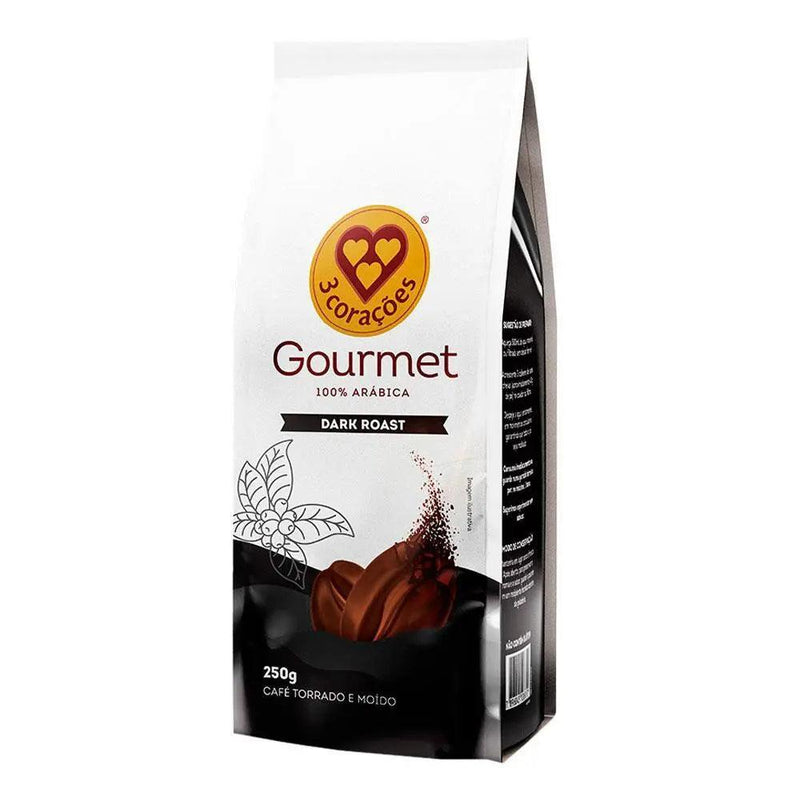 Café Gourmet Dark 3Corações 250g - Meu Brasil On Line