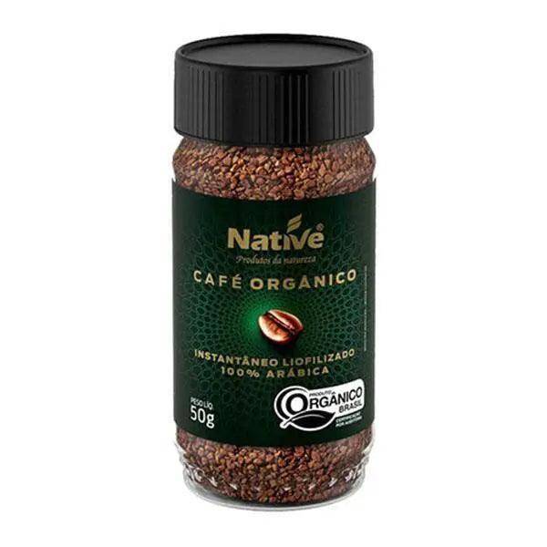 Café Instantâneo Liofilizado Orgânico Native 50g - MEUBRASILONLINE