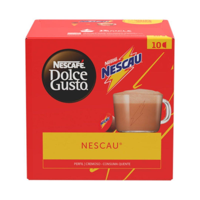 Café Nescafé Dolce Gusto Nescau 10 Capsulas 230g - Meu Brasil On Line