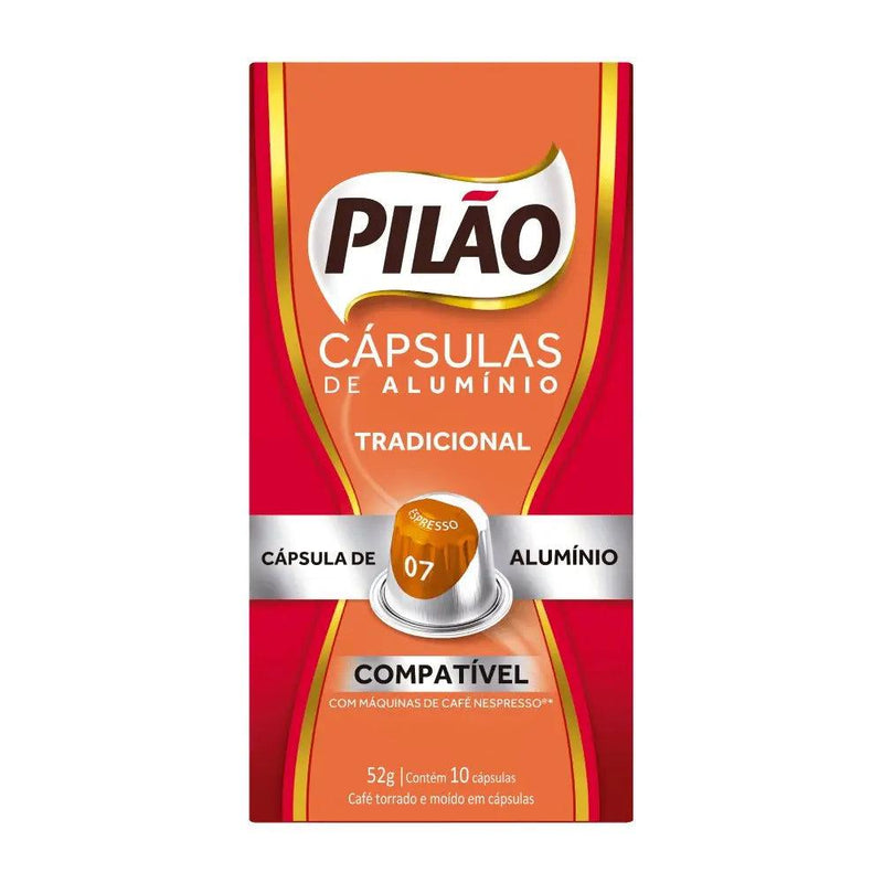 Cafe Tradicional em Capsula Pilao 52g - Meu Brasil On Line